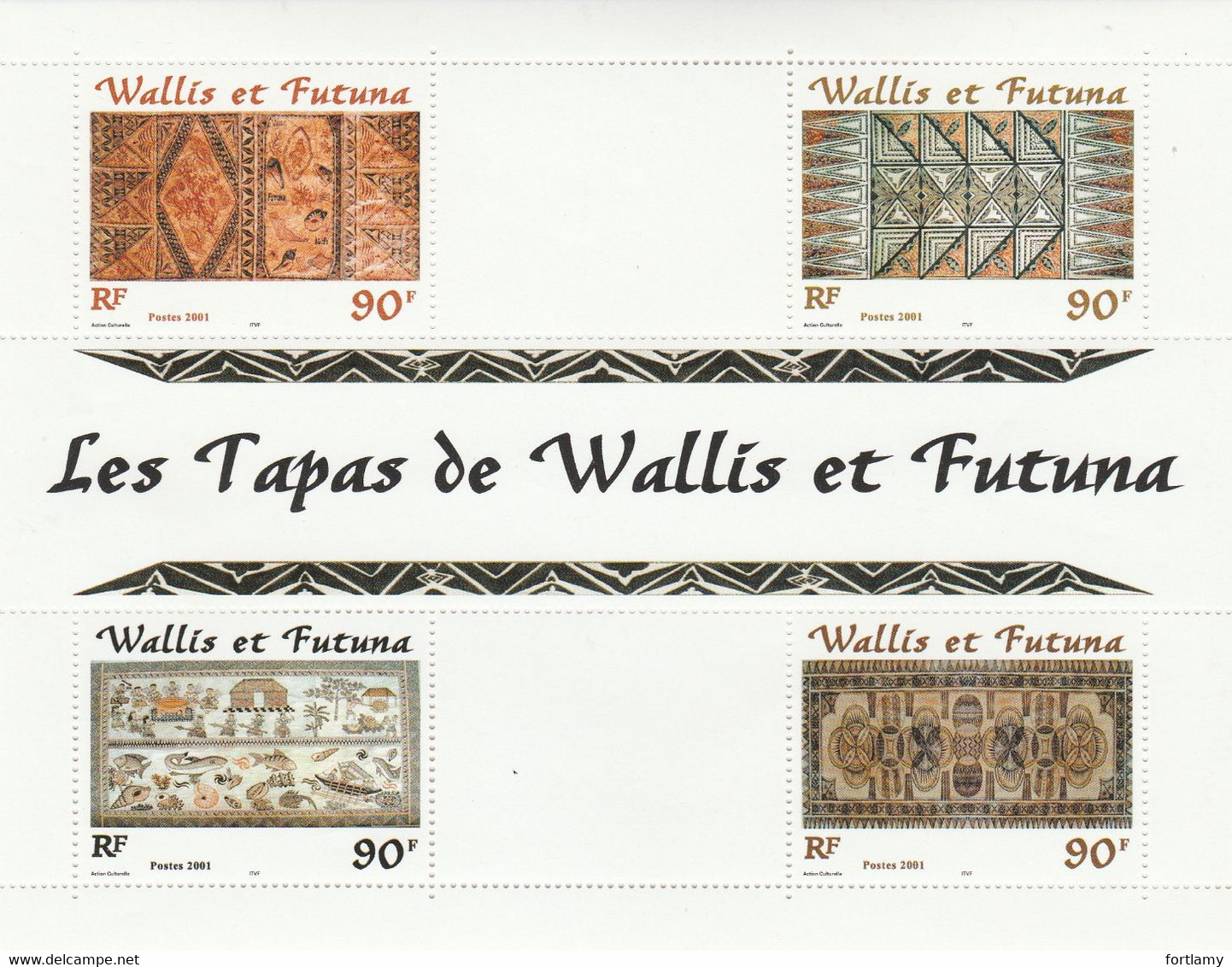 LOT288 WALLIS ET FUTUNA BLOC  N°7-8-10  ** - Blocs-feuillets