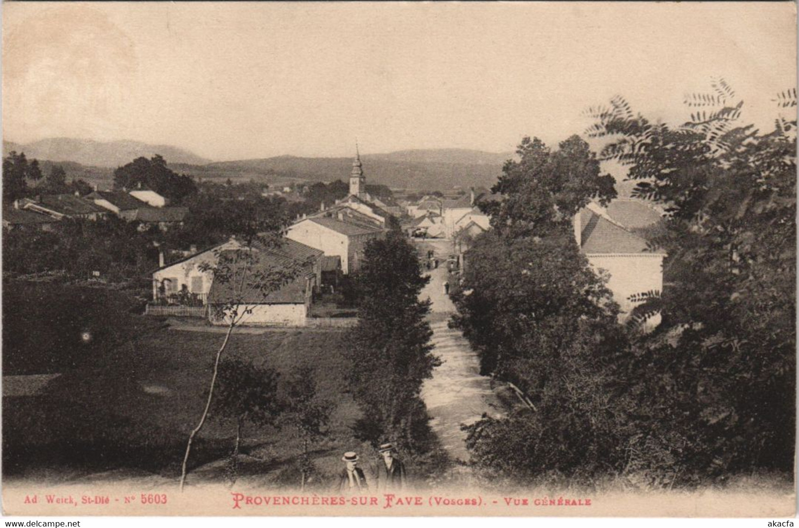 CPA PROVENCHERES-sur-FAVE - Vue Générale (119644) - Provencheres Sur Fave