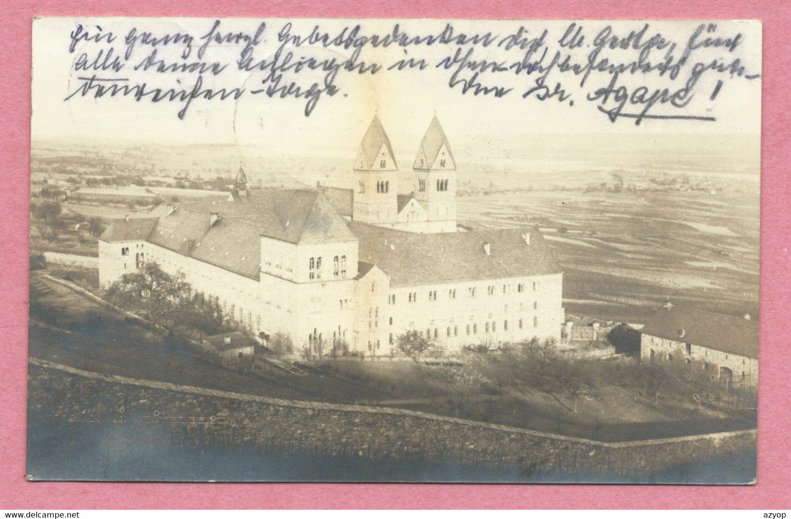 ELBINGEN - RHEINGAU - Carte Photo - Foto - Abtei St. HILDEGARD - Stempel RÜDESHEIM - Rheingau