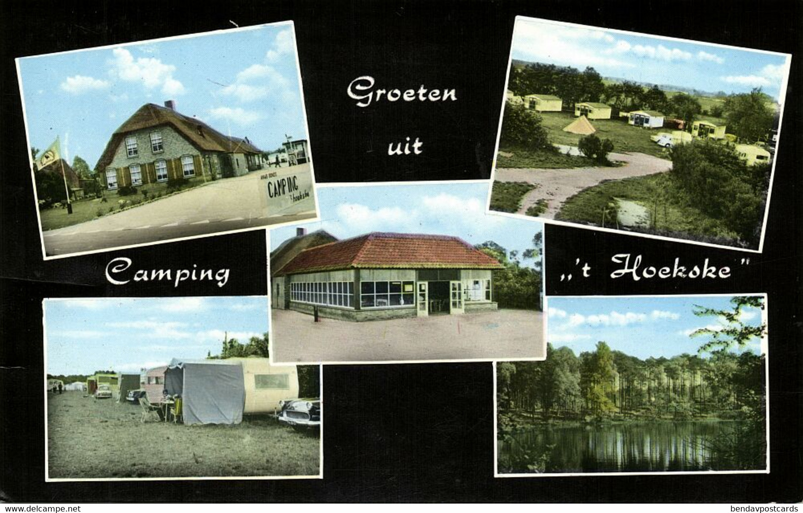 Nederland, KAATSHEUVEL, Camping "'t Hoekske", Caravan Tent (1970) Ansichtkaart - Kaatsheuvel