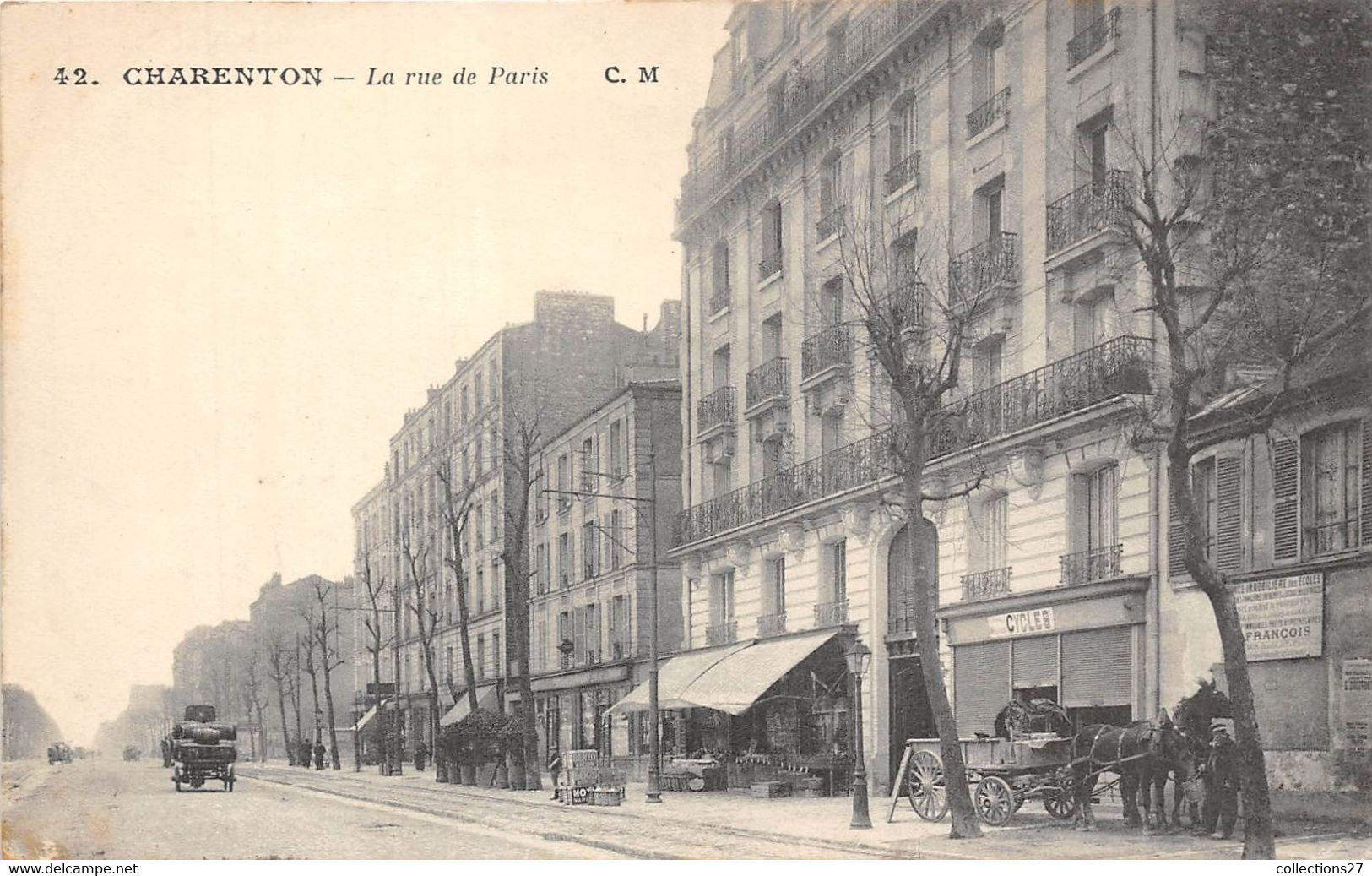 94-CHARENTON- LA RUE DE PARIS - Charenton Le Pont