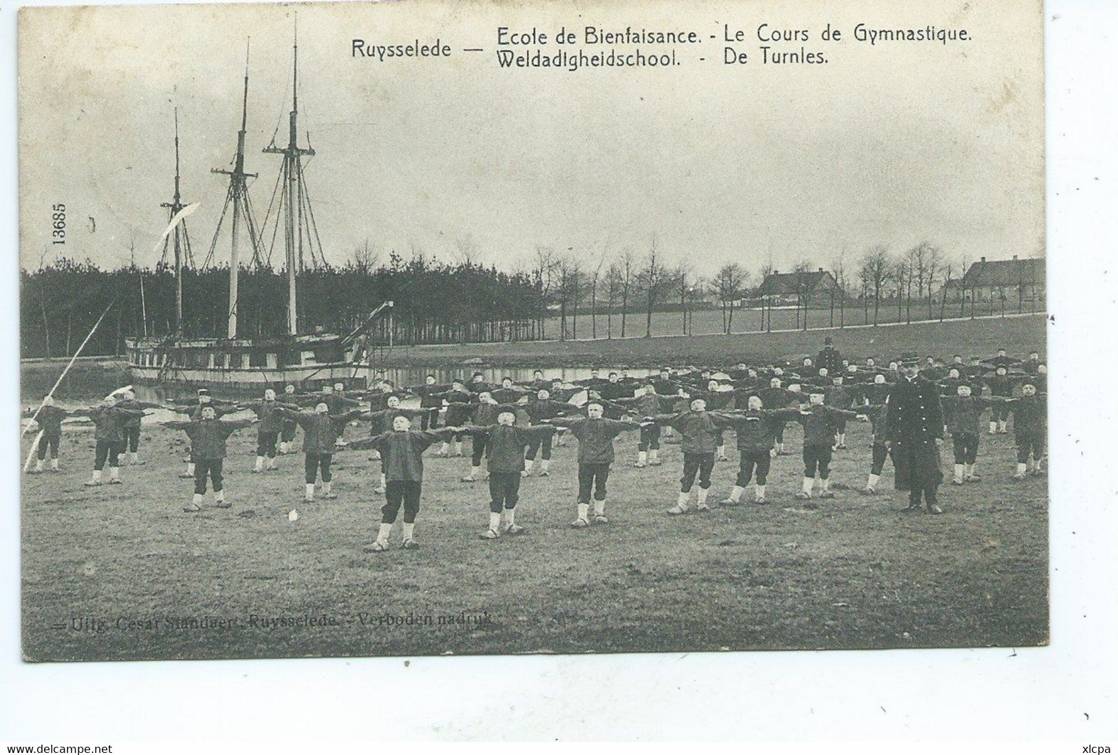 Ruysselede / Ruiselede Weldadigheidschool De Turnles Ecole De Bienfaisance Le Cous De Gymnastique - Ruiselede