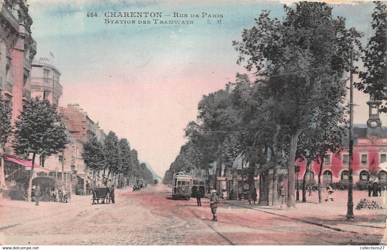 94-CHARENTON-RUE DE PARIS , STATION DES TRAMWYAS - Charenton Le Pont