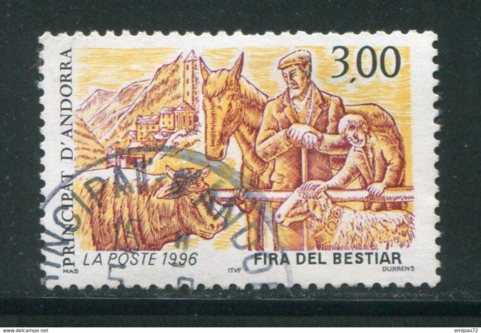 ANDORRE- Y&T N°481- Oblitéré - Used Stamps