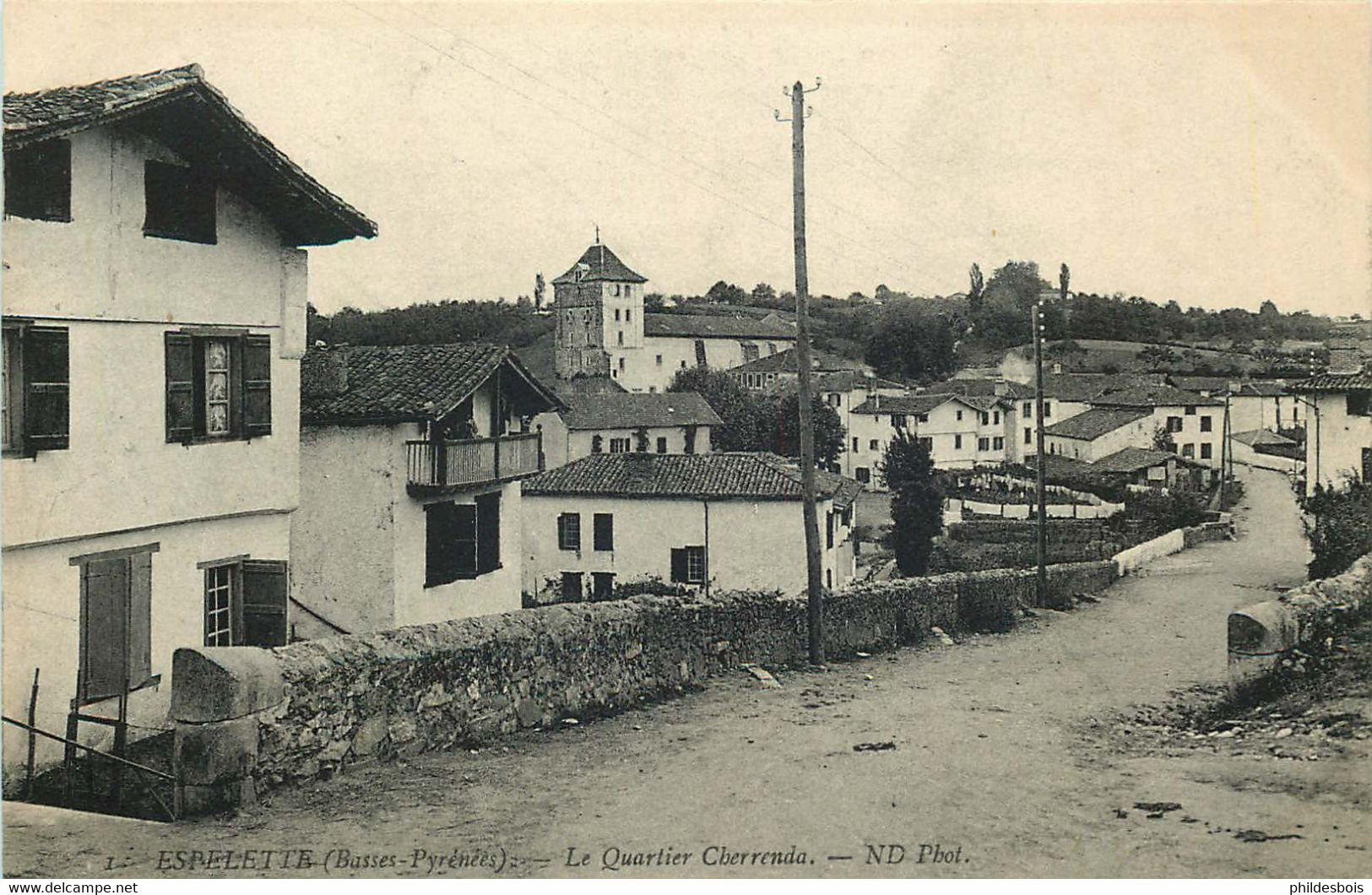 PYRENEES ATLANTIQUES   ESPELETTE   Le Quartier Cherrenda - Espelette