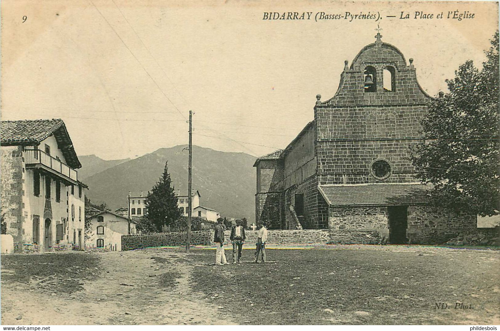 PYRENEES ATLANTIQUES   BIDARRAY  La Place - Bidarray