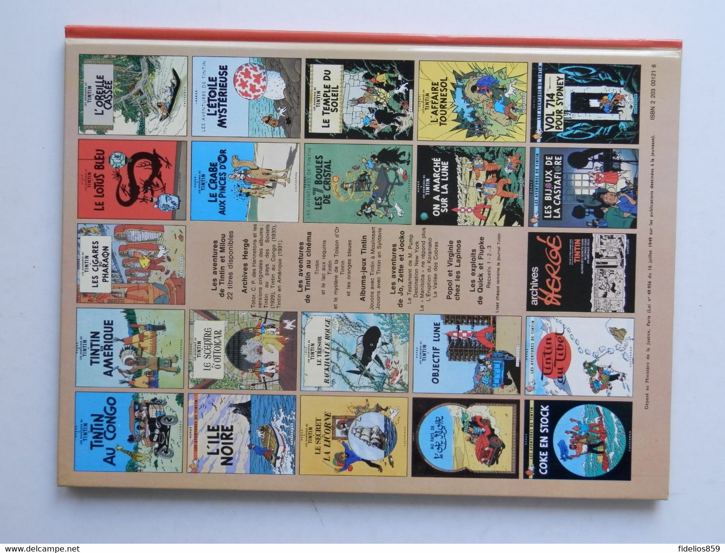 TINTIN  HERGE Vol 714  C1 1976 COTE 15 € - Tintin