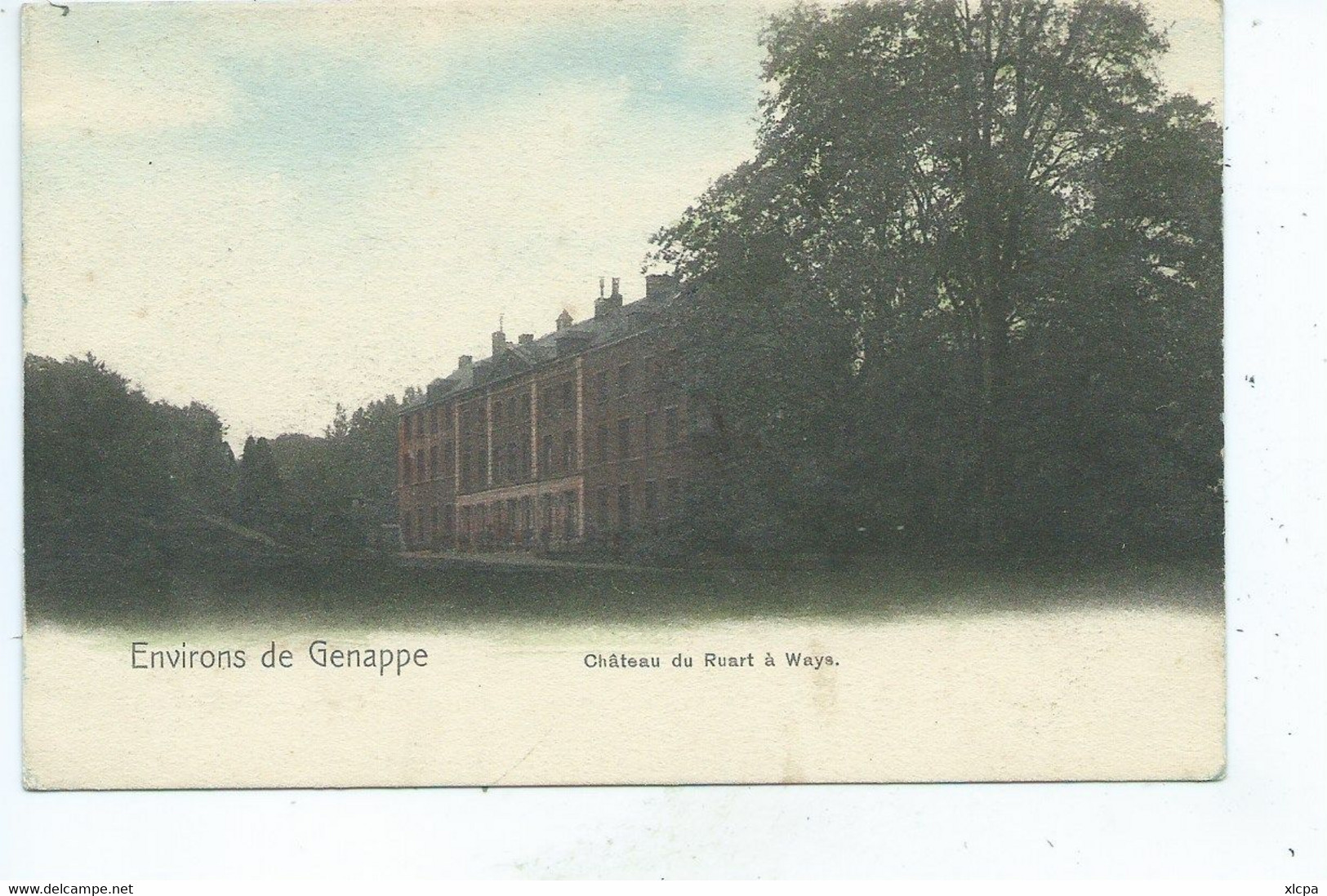 Environs De Genappe Château Ruart à Ways ( Carte Couleur ) - Genappe