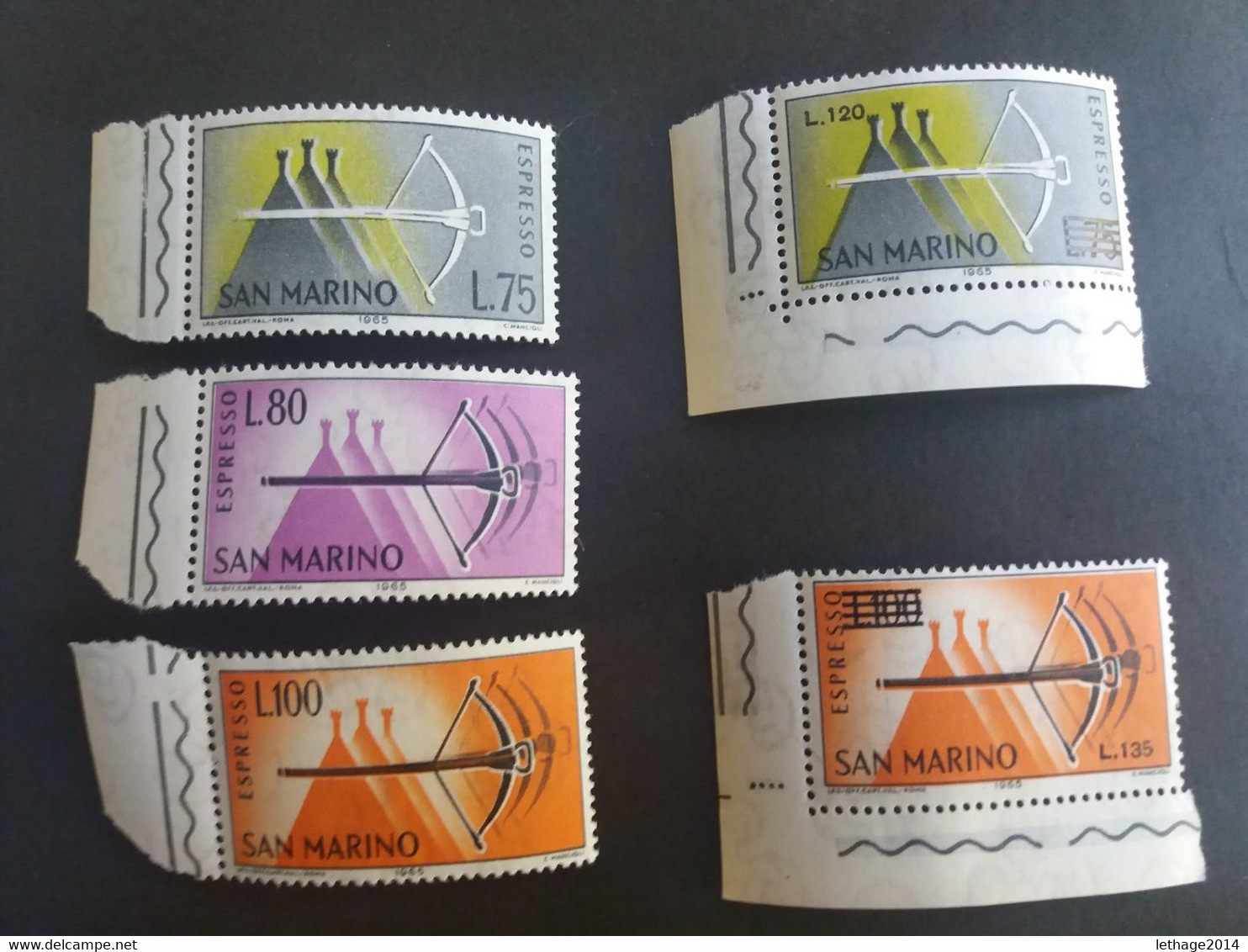 SAN MARINO 1965 ESPRESSI + VALORI CAMBIATI  MNH - Express Letter Stamps