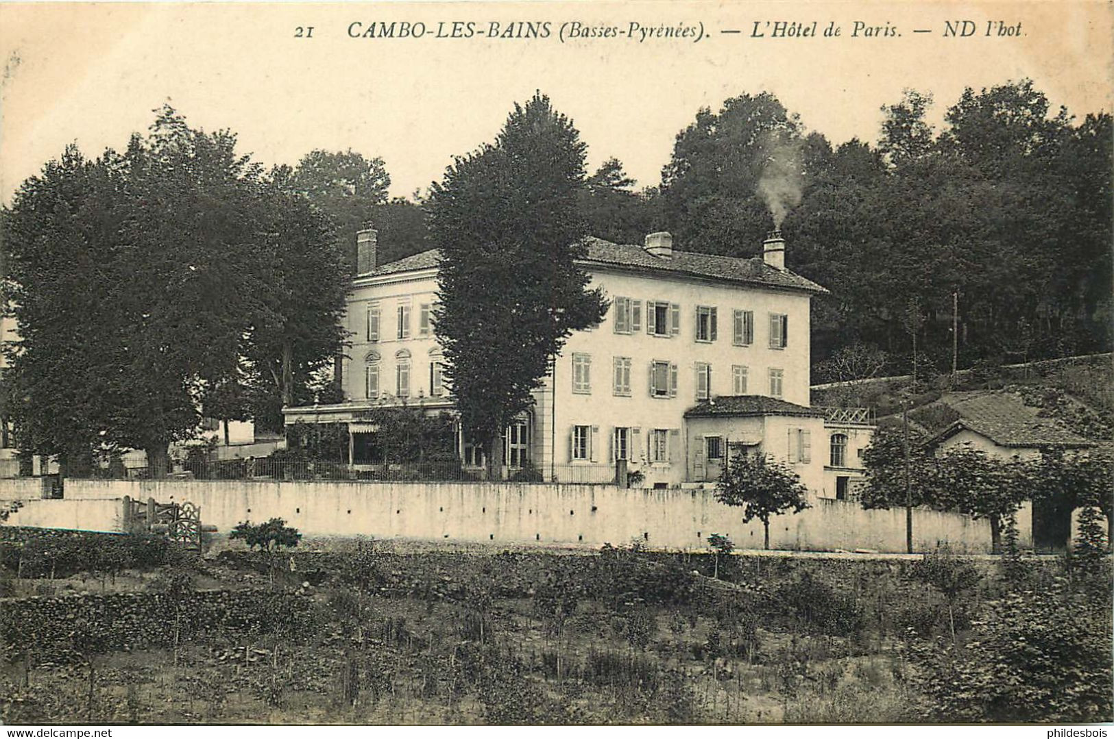 PYRENEES ATLANTIQUES   CAMBO LES BAINS  Hotel De Paris - Cambo-les-Bains