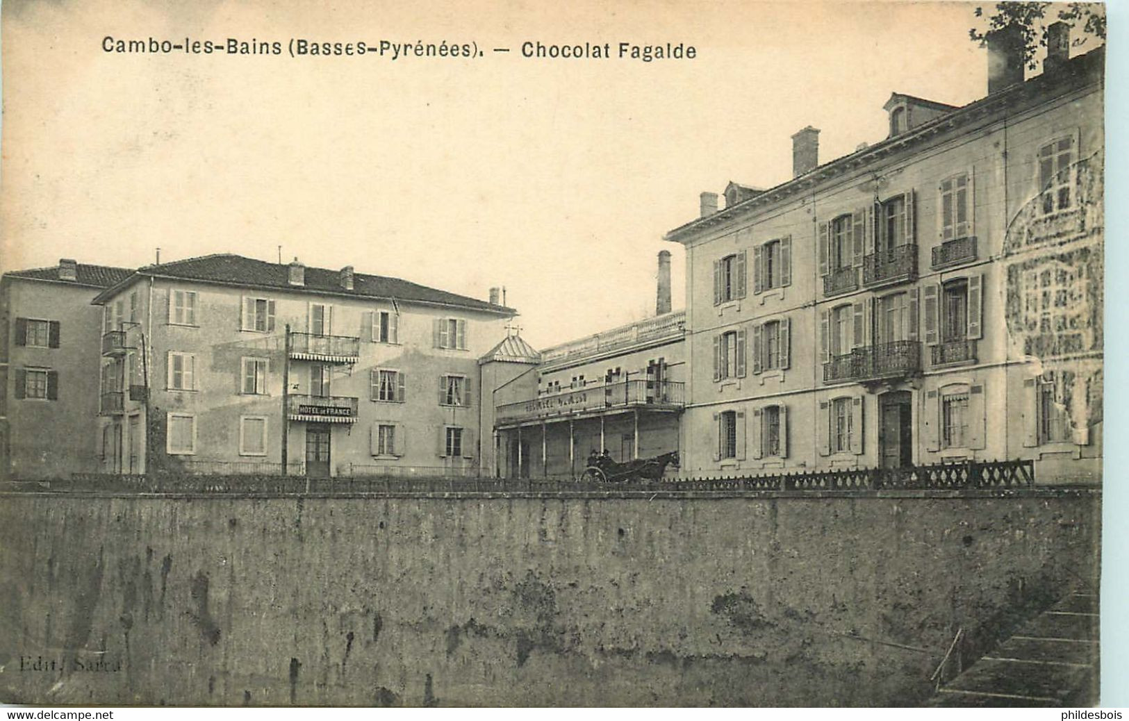 PYRENEES ATLANTIQUES   CAMBO LES BAINS  Chocolat Fagalde - Cambo-les-Bains