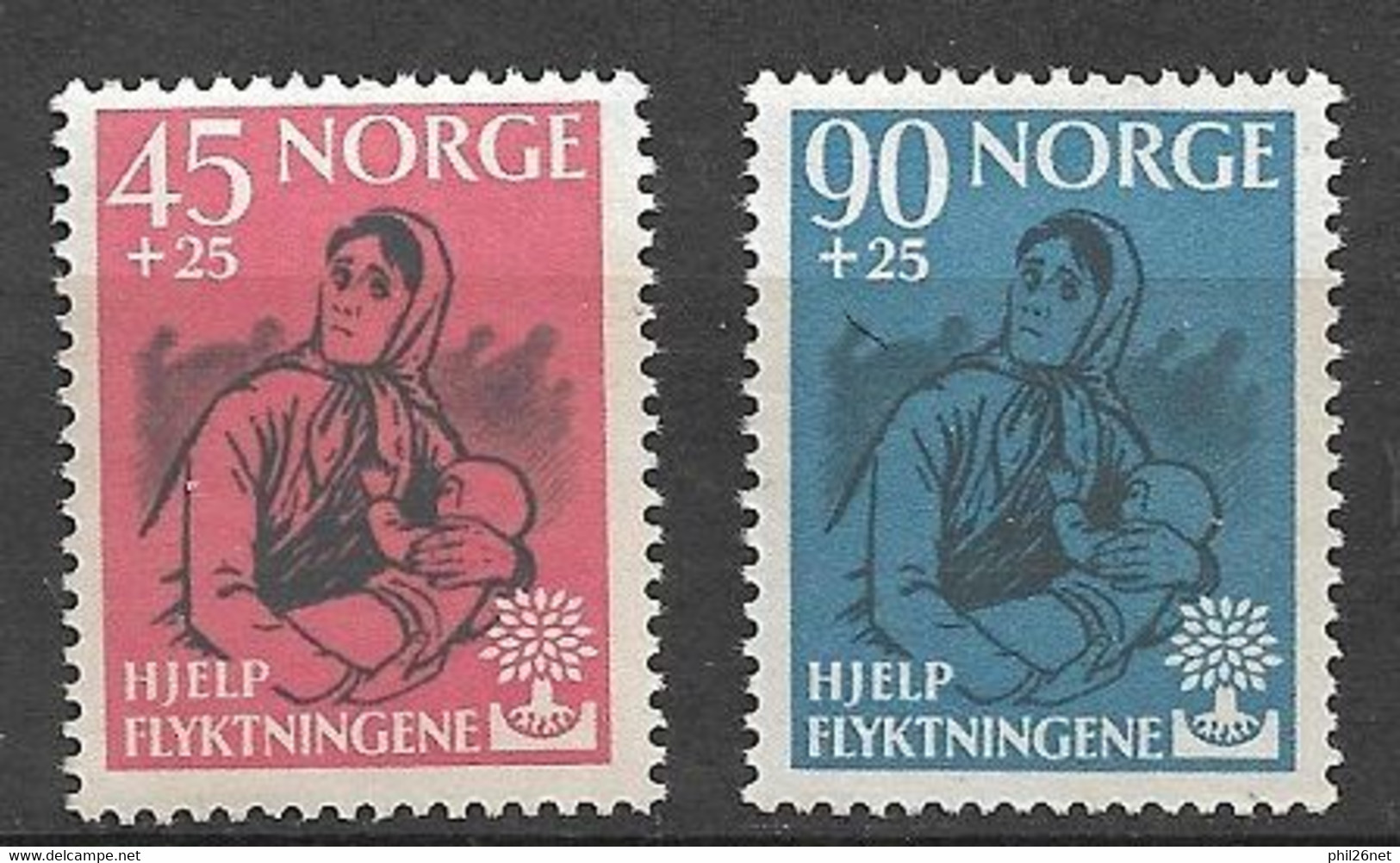 Norvège    N° 400 Et 401  Neufs * *      B/TB      - Nuovi