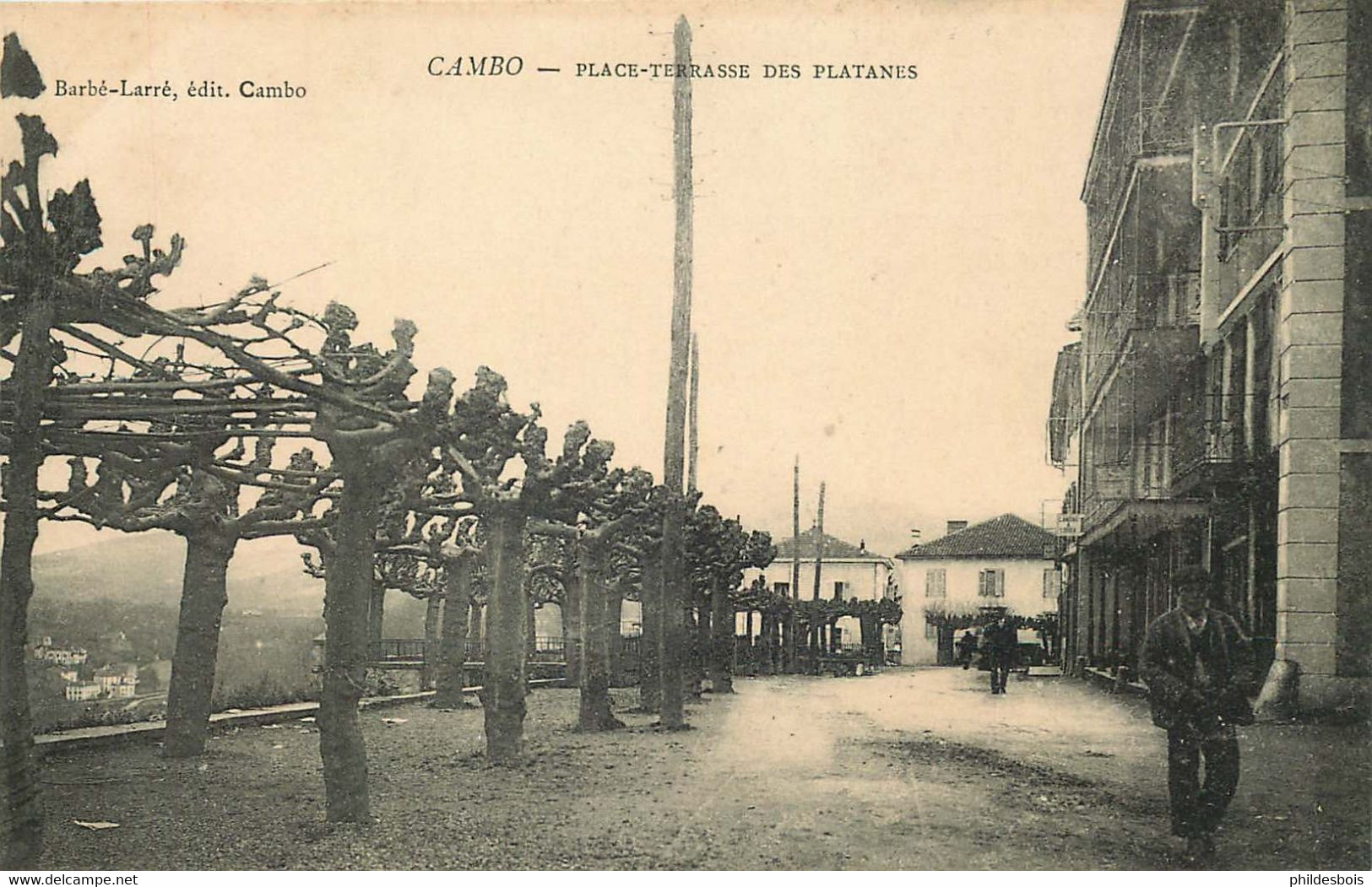 PYRENEES ATLANTIQUES   CAMBO LES BAINS  Place Terrasse Des Platanes - Cambo-les-Bains