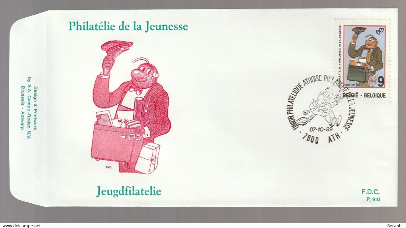 FDC - Néron / Nero - Philatélie De La Jeunesse - B.D. - Timbre N° 2339 - Tampon Ath - 1981-1990