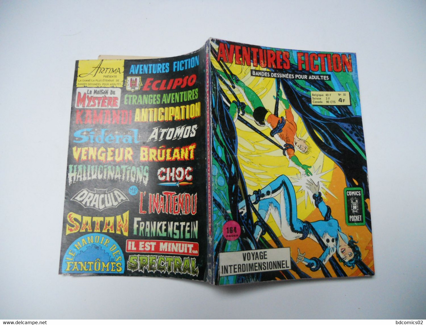 Aventures Fiction N° 50 : Aquaman / Deadman / Mister Miracle - ARTIMA  COMICS POCKET 1975 BE++ - Aventuur Fictie