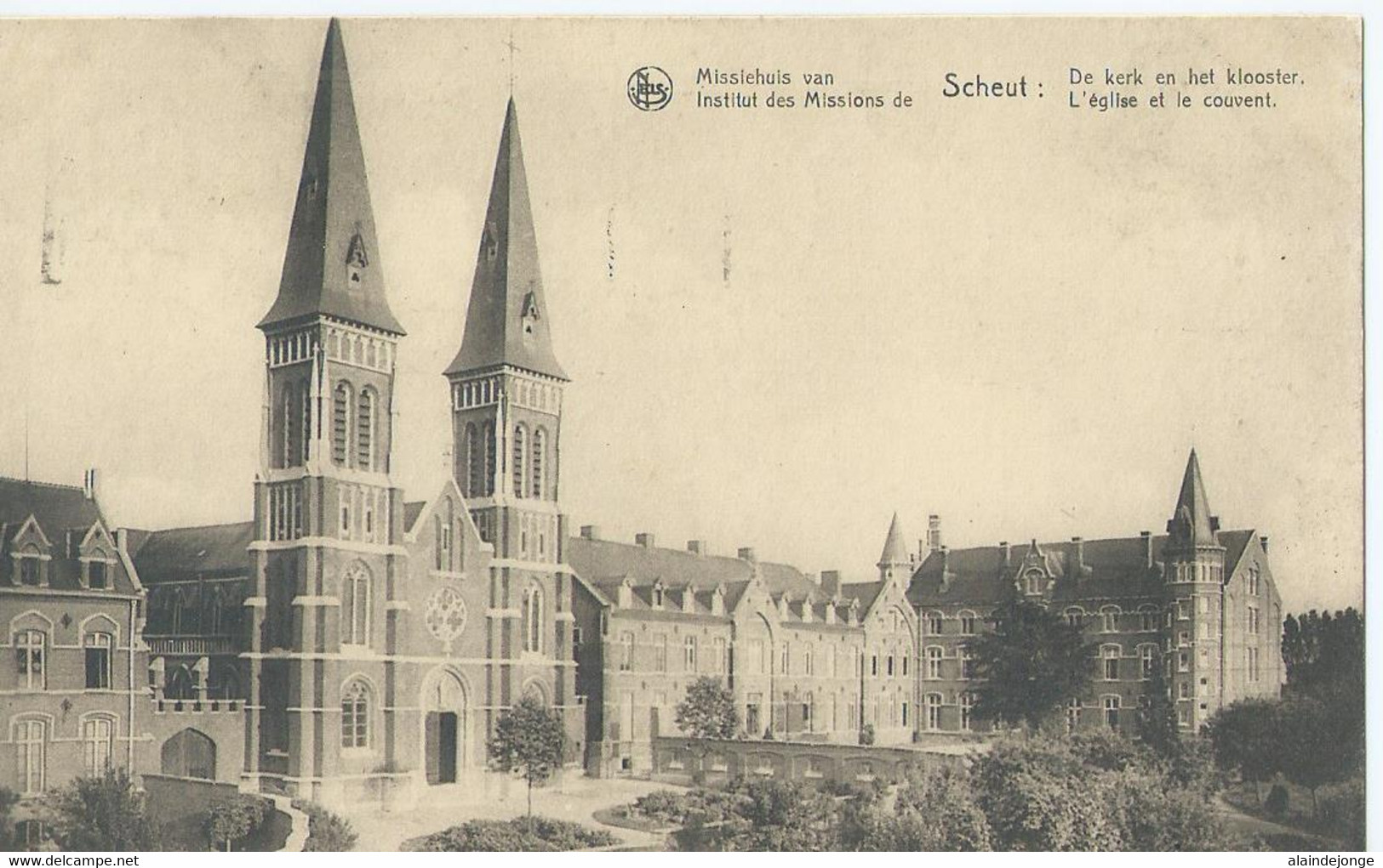 Scheut - De Kerk En Het Klooster - L'Eglise Et Le Couvent - 1930 - Turnhout