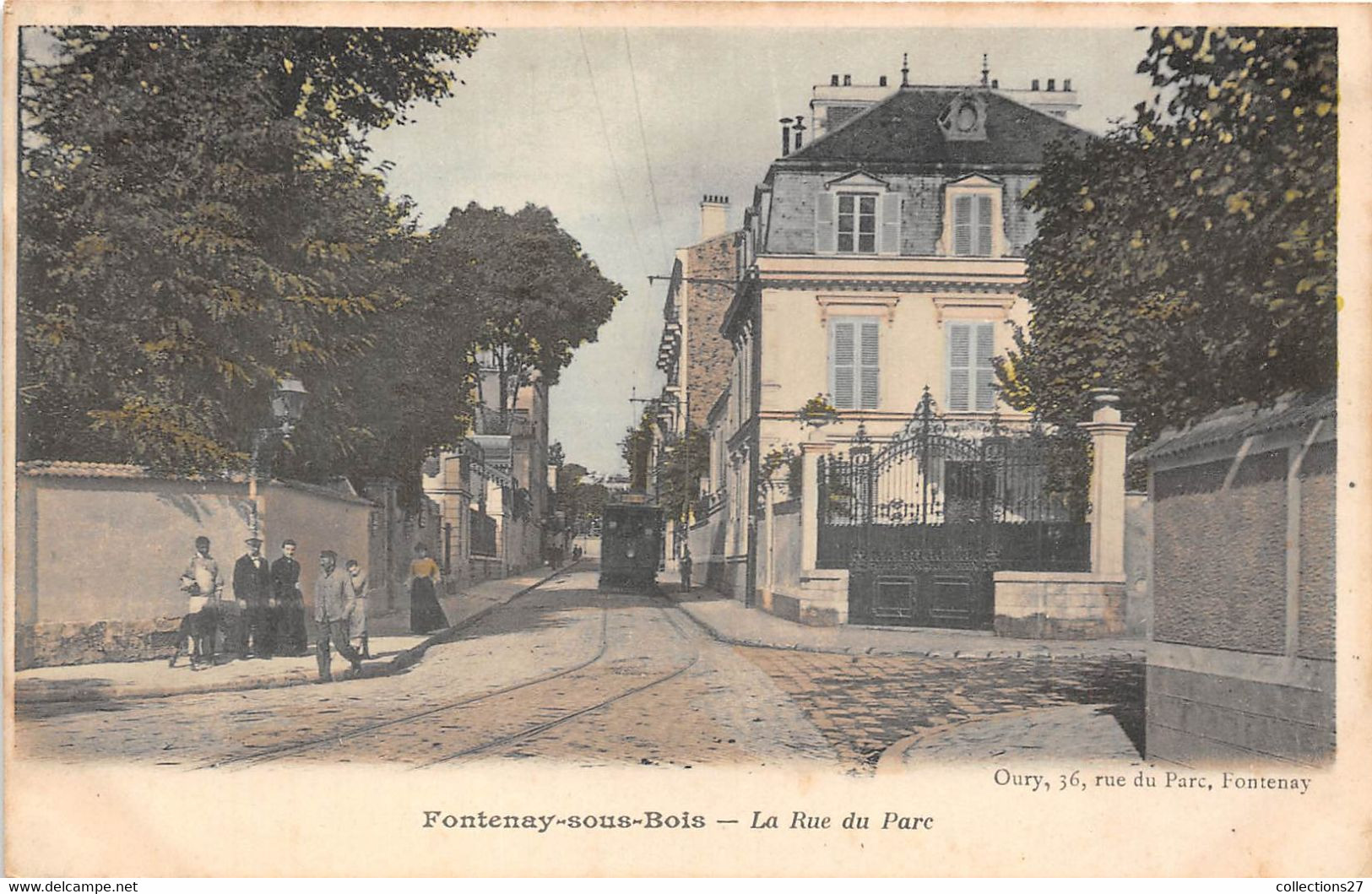 94-FONTENAY-SOUS-BOIS- LA RUE DU PARC - Fontenay Sous Bois