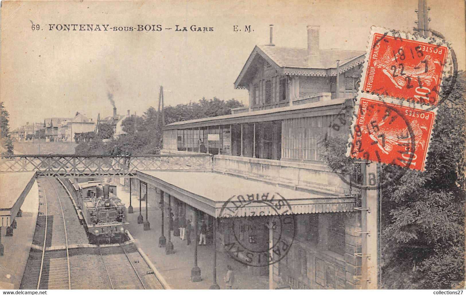 94-FONTENAY-SOUS-BOIS- LA GARE - Fontenay Sous Bois