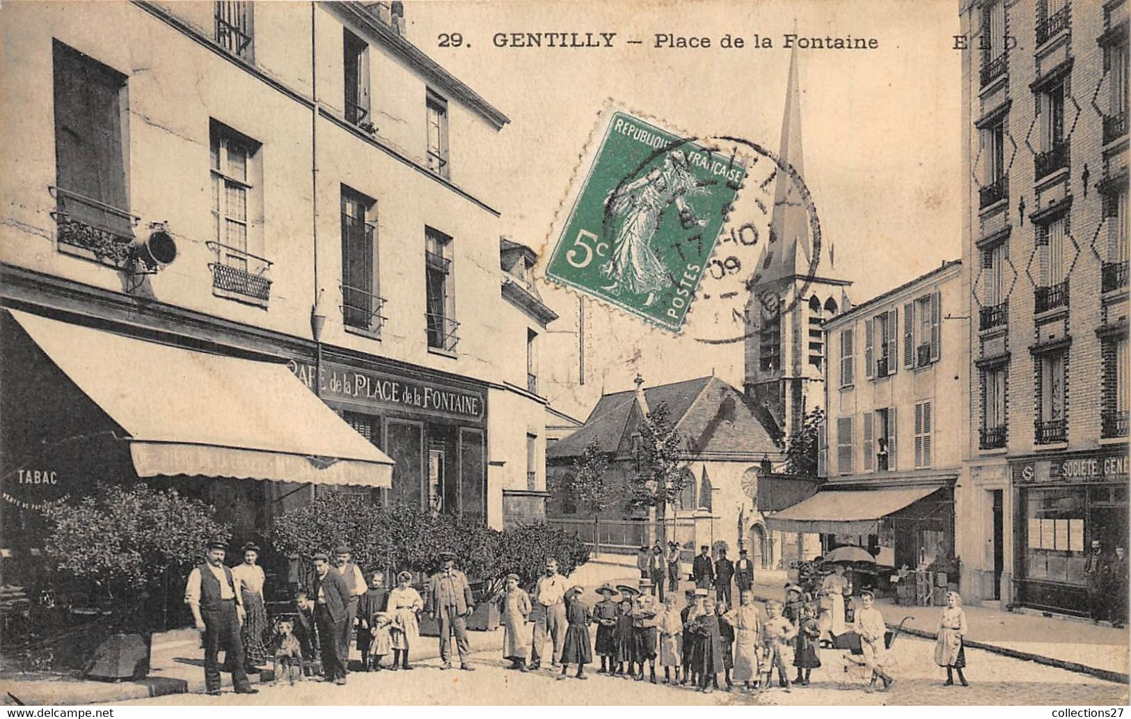 94-GENTILLY- PLACE DE LA FONTAINE - Gentilly