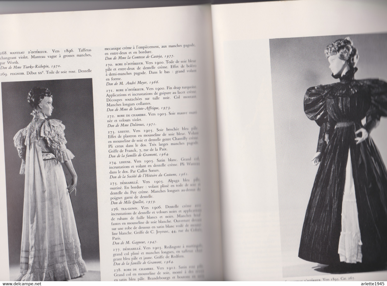 LIVRE MUSEE DE LA MODE ET DU COSTUME SECRETS D'ELEGANCE - Haute Couture