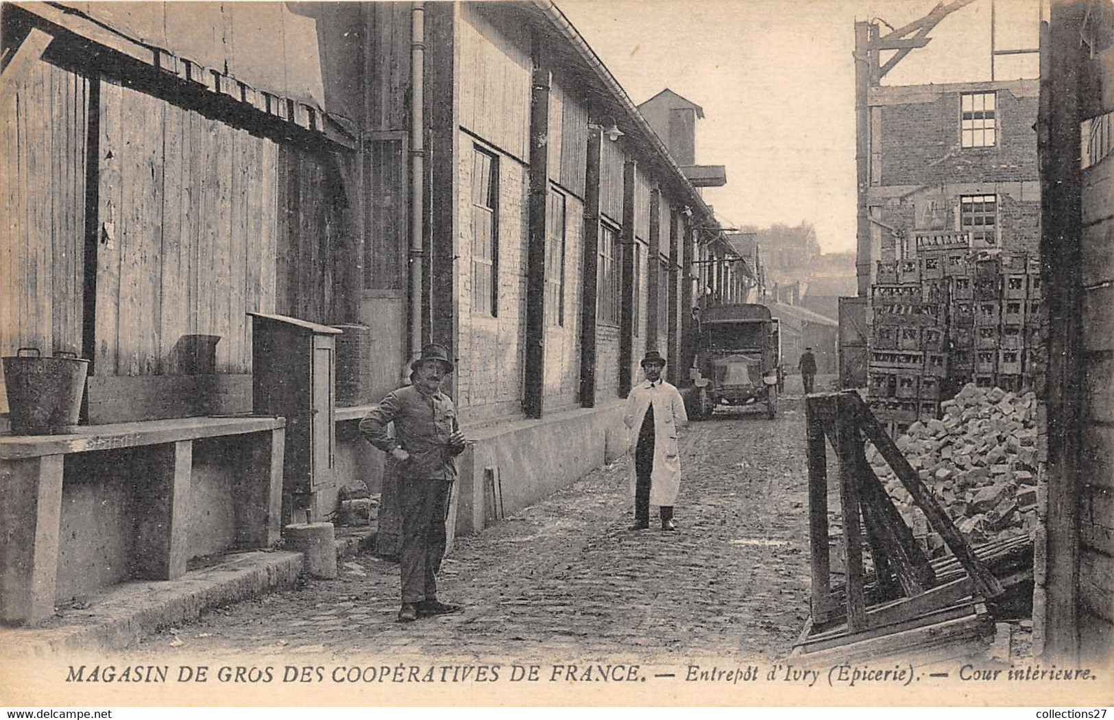 94-IVRY-MAGASIN DE GROS DES COOPERATIVES DE FRANCE,ENTREPOT D'IVRY- COUR INTERIEURE - Ivry Sur Seine