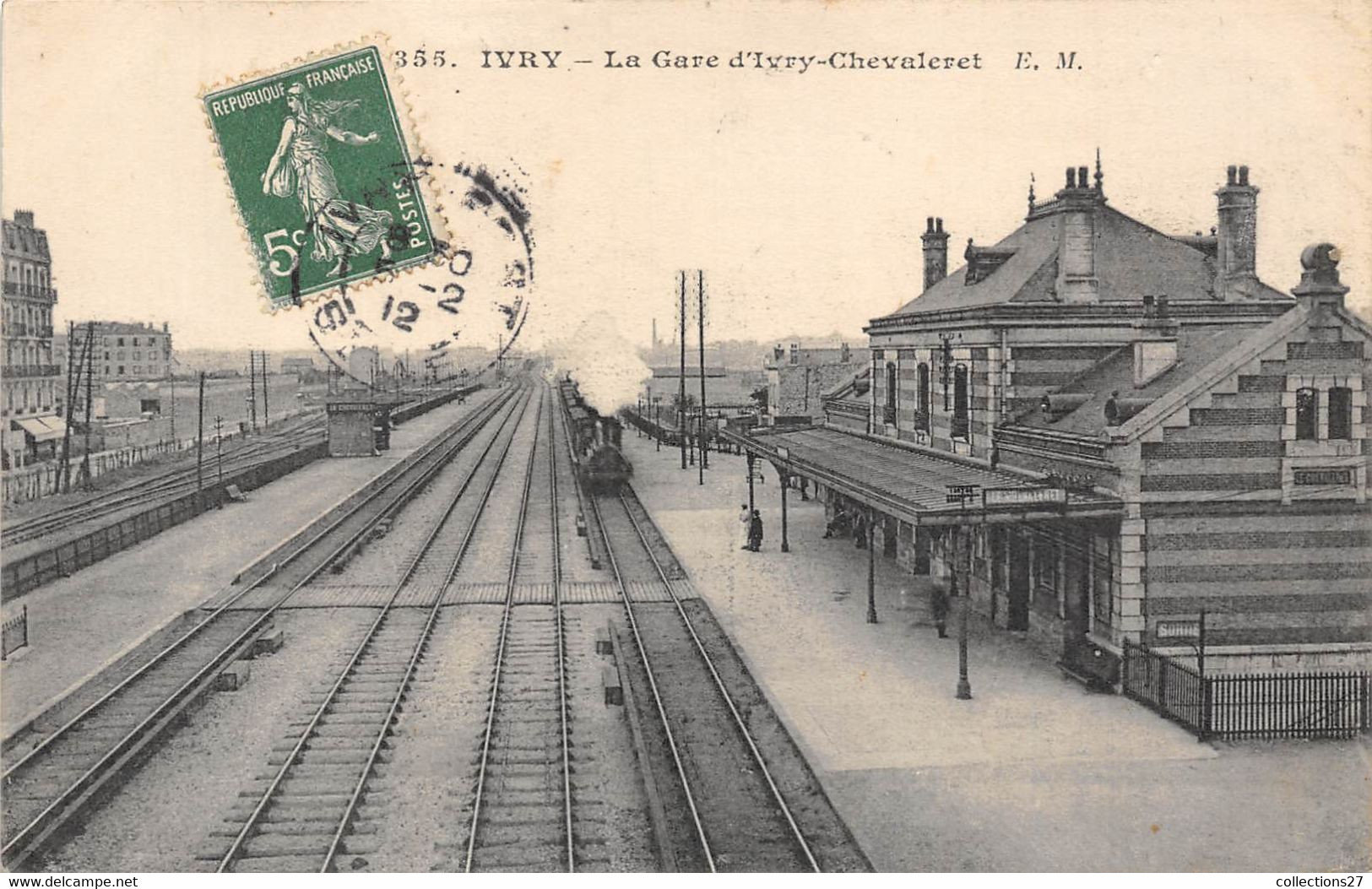 94-IVRY- LA GARE D'IVRY- CHAVALERET - Ivry Sur Seine