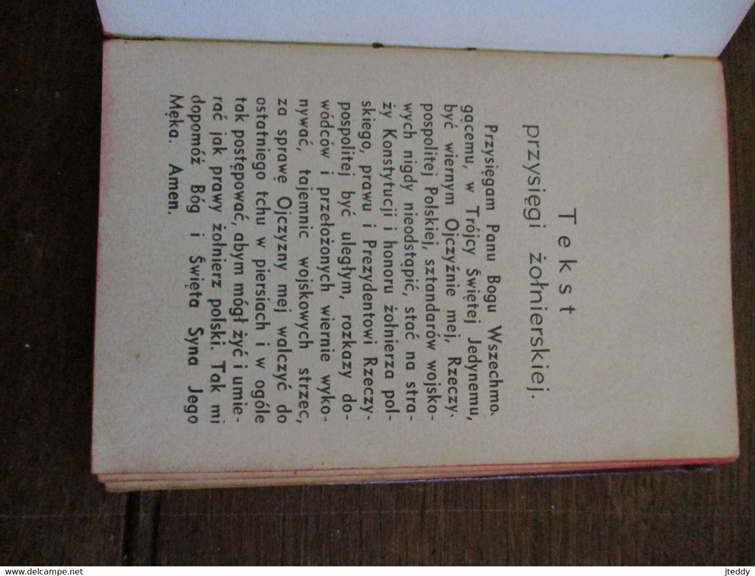 Boekje  VOOR  GELOOF EN VADERLAND  1940 in de POOLSE taal  Z  BOGIEM  ZA  WIARE  I  OJCZYZNE
