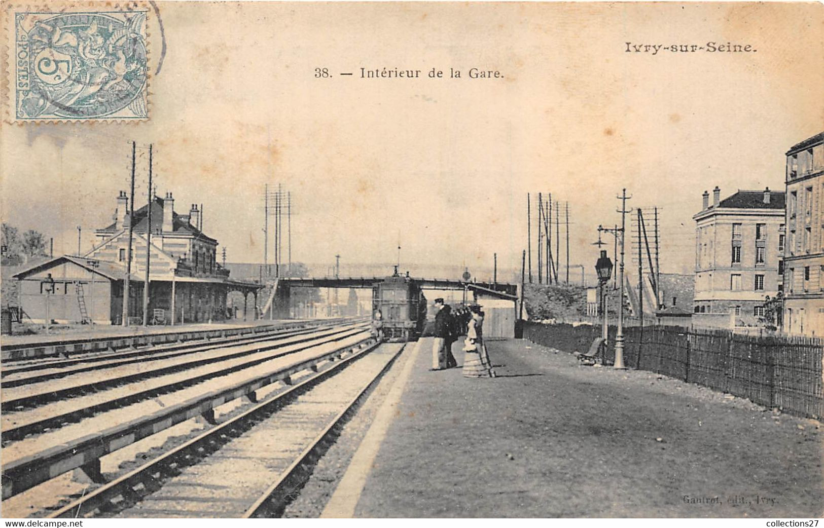 94-IVRY- INTERIEUR DE LA GARE - Ivry Sur Seine