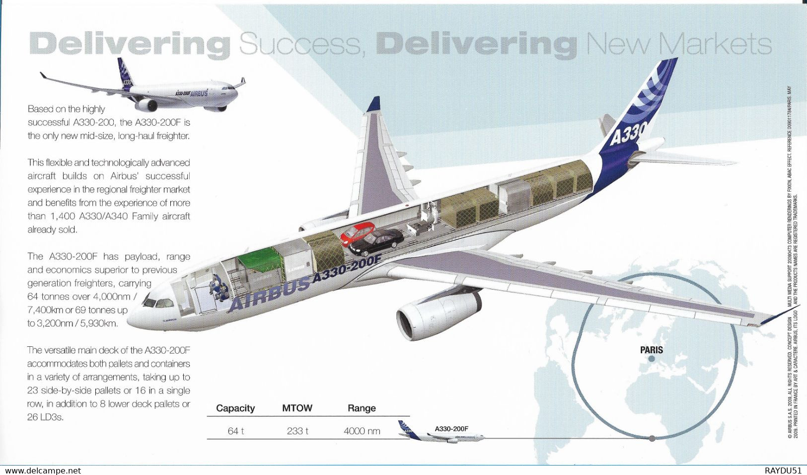 AIRBUS A330-200F - Poster