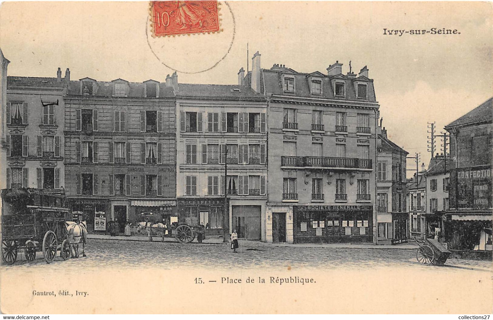 94-IVRY-PLACE DE LA REPUBLIQUE - Ivry Sur Seine