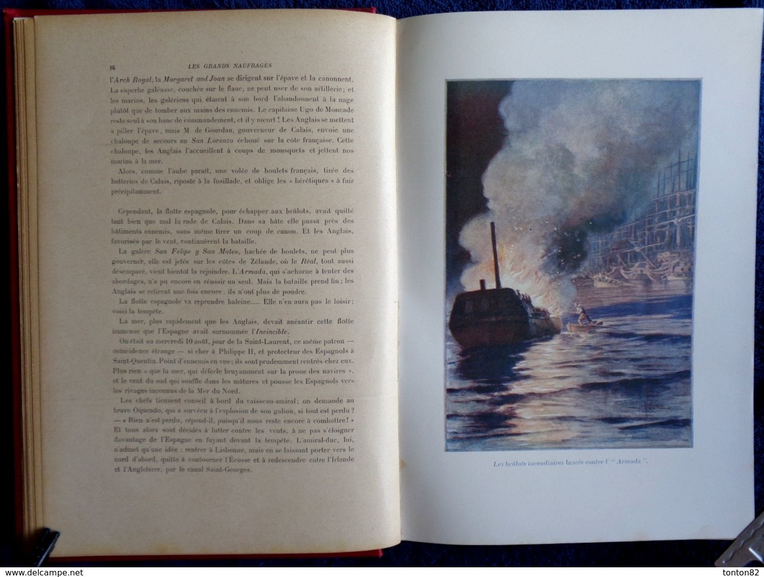 Henri De Noussanne - Les Grands Naufragés - Drames De La Mer - ( 45 Récits ) - Hachette Et Cie. - ( 1908 ) . ( TBE ) . - 1901-1940