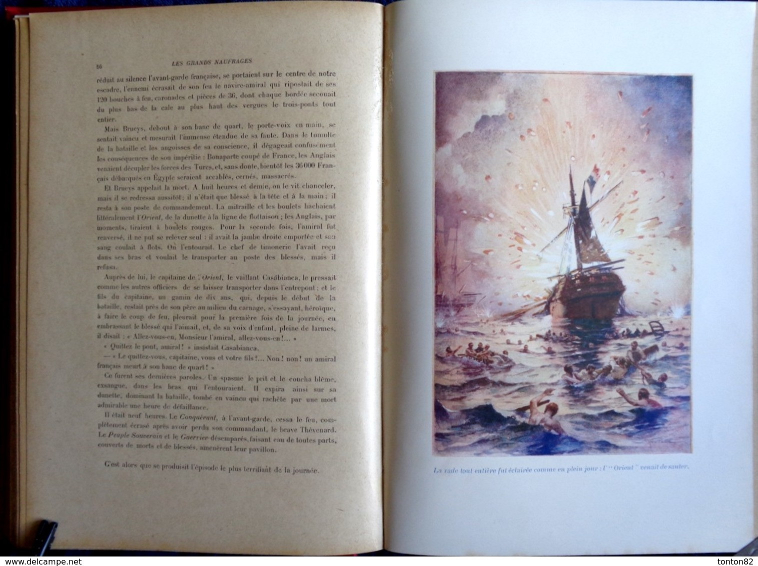 Henri De Noussanne - Les grands naufragés - Drames de la mer - ( 45 Récits ) - Hachette et Cie. - ( 1908 ) . ( TBE ) .