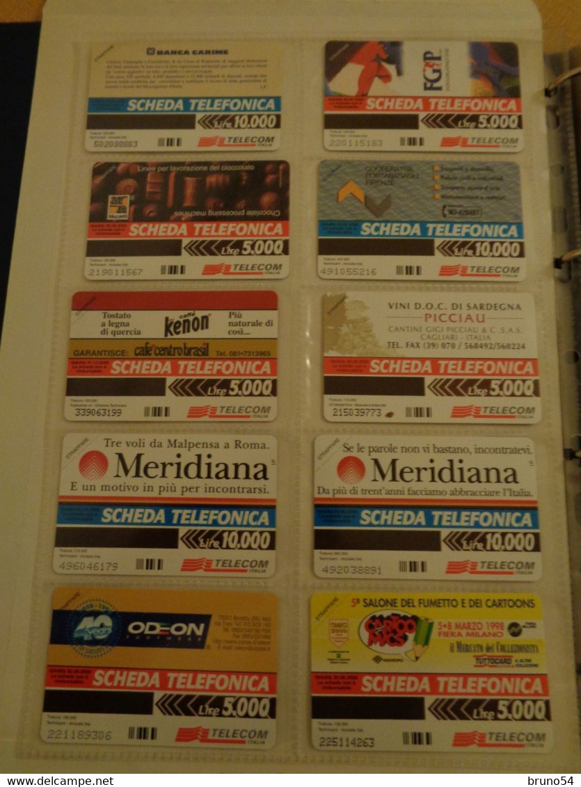 10 Schede Italiane Nuove Kenon, Meridiana , Etc - Publiques Publicitaires