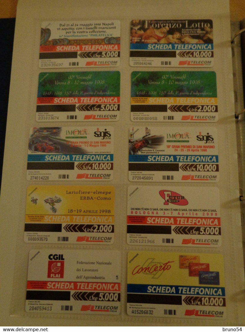 10 Schede Italiane Nuove Veronafilm 1998, Formula 1 San Marino 1998 E 1999,etc - Openbare Reclame