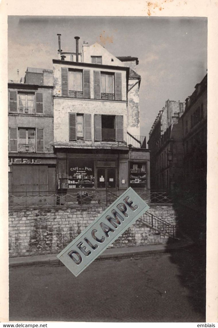 PARIS 5e -PHOTO COLLECTION JEAN HENRY-Vieux Paris Place Lucien HERR  Angle De La Rue Tournefort- - Lieux