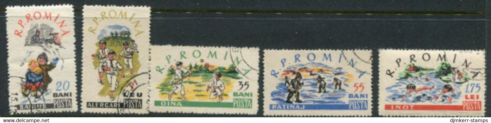 ROMANIA 1960 Childrens' Sport Used.  Michel 1913-17 - Used Stamps