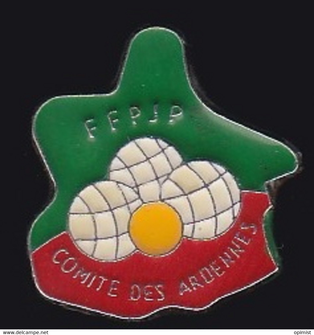 68515- Pin's.Pétanque.FFPJP.comité Des Ardennes. - Pétanque