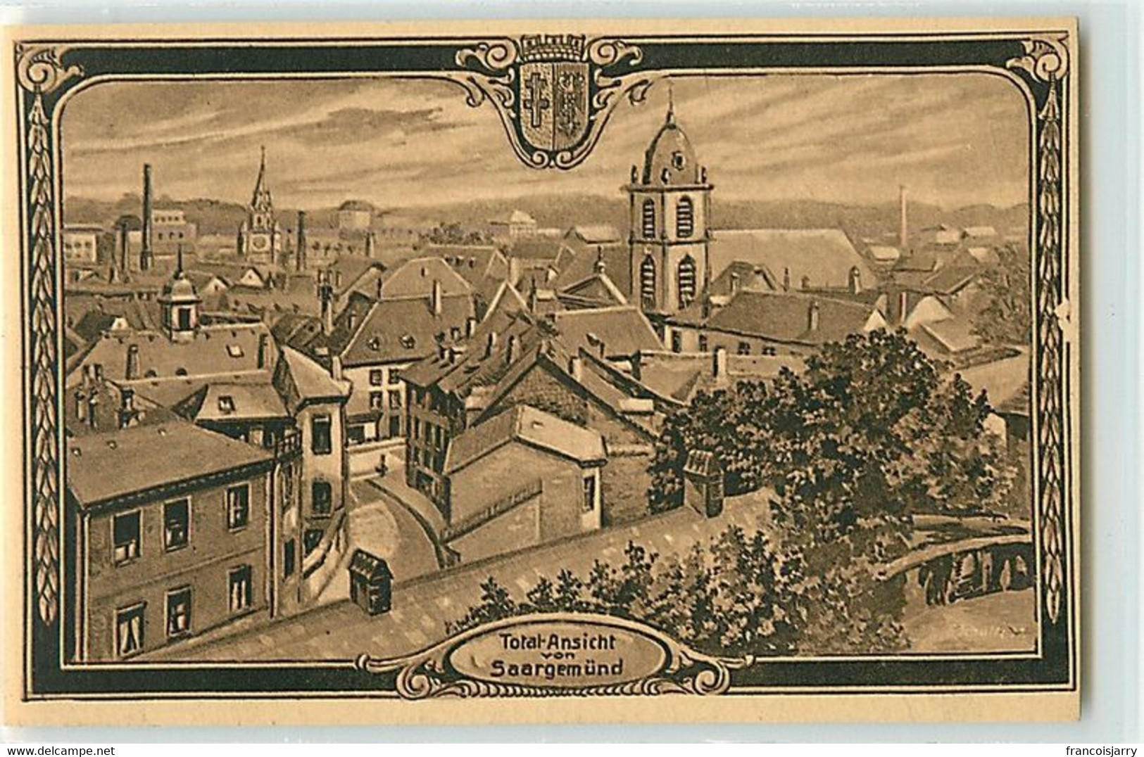 13983 - SARREGUEMINES - CARTE ALLEMANDE - TOTAL ANSICHT - Sarreguemines