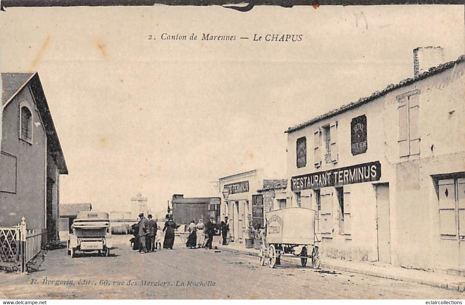 Bourcefranc-Le Chapus       17          Restaurant Terminus   N°1           (voir Scan) - Sonstige & Ohne Zuordnung