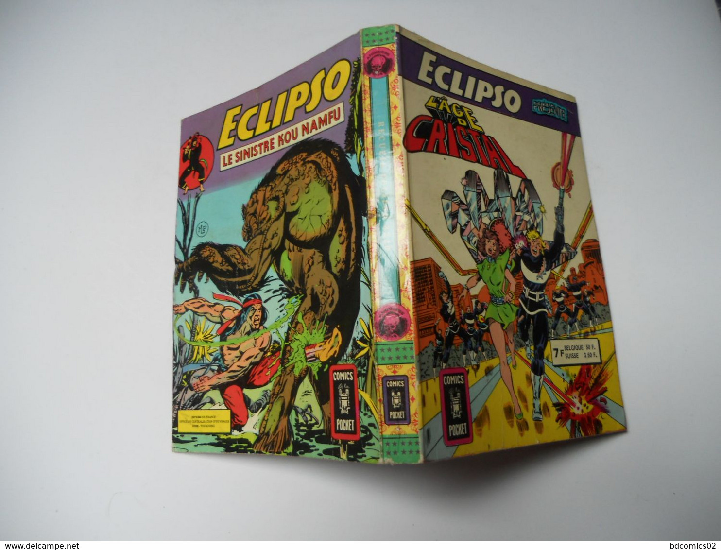 Eclipso : Recueil   ALBUM RELIE  N° 3220 AVEC LES N° 64  L'âge De Cristal Et 65  Le Sinistre Kou Namfu  ARTIMA  COMICS P - Eclipso