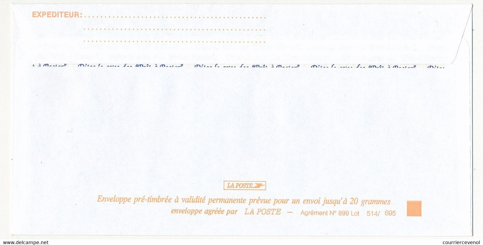 Enveloppe PAP Longue - MARSEILLE 2600 Ans La Massalia - 26ème Centenaire - Cachet Temp. Aimer Accueillir 19/6/1999 - Prêts-à-poster: Other (1995-...)