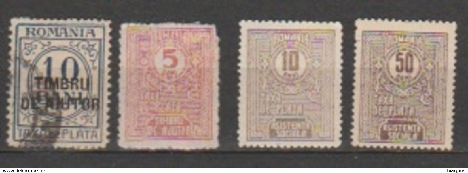 ROMANIA-Scott #:RAJ2;RAJ4;RAJ12-15;RA4;RA5;RA6;RA14 -Catalog Value $4.30 - Service