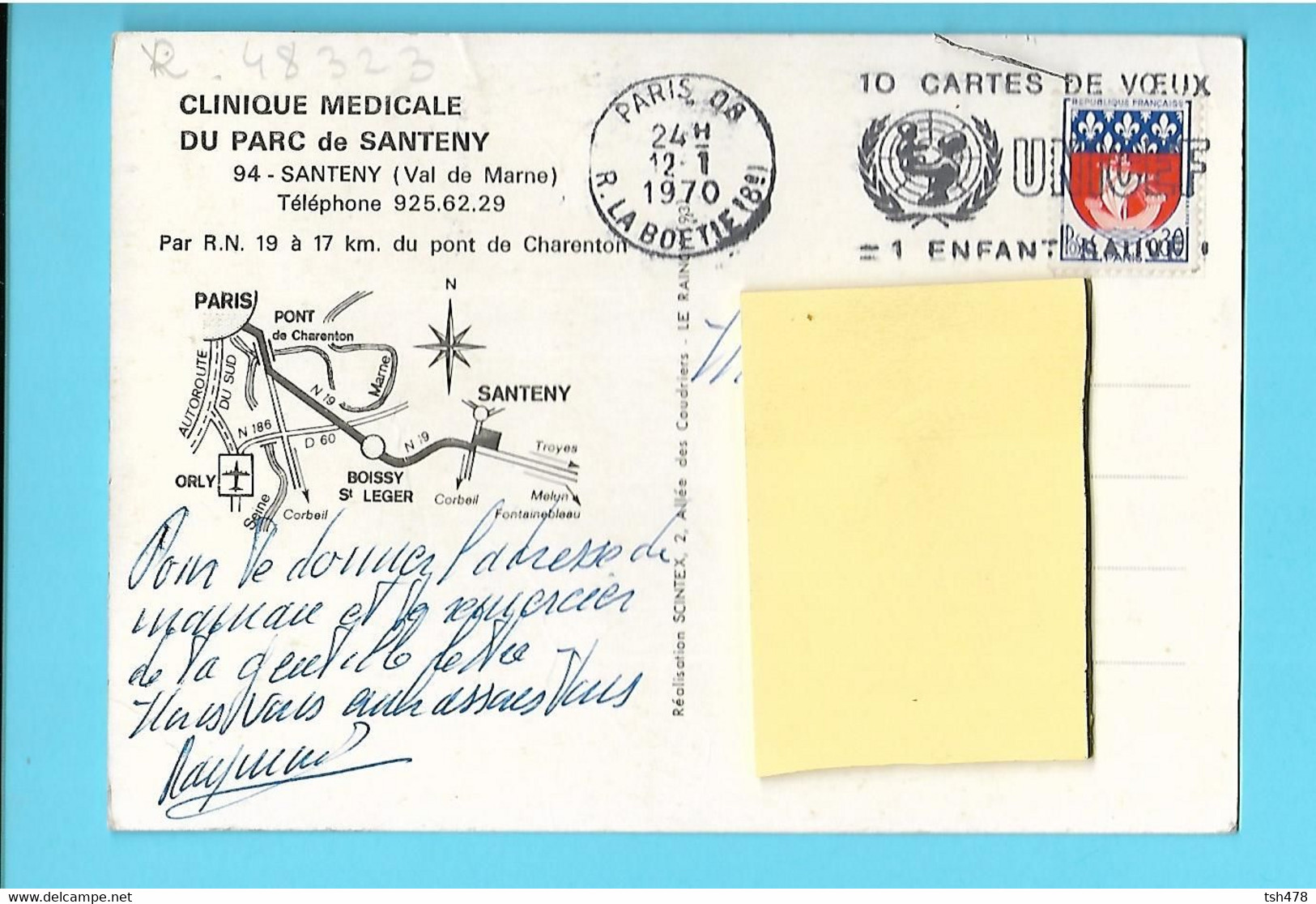 94-----SANTENY--clinique Médicale Du Parc De Santeny--voir 2 Scans - Santeny