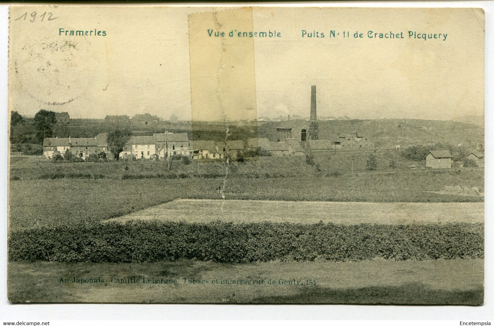 CPA Carte Postale - Belgique - Frameries - Vue D'Ensemble - Puit N°11 De Crachet Picquery - 1912  (DG15012) - Frameries