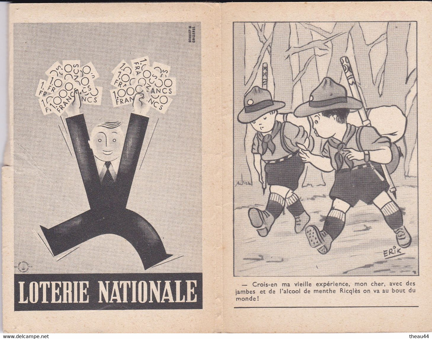 ¤¤  -   Illustrateur " Germaine BOURET "  -  10 Cartes Du Carnet National Des Colonies De Vacances   -  ¤¤ - Bouret, Germaine