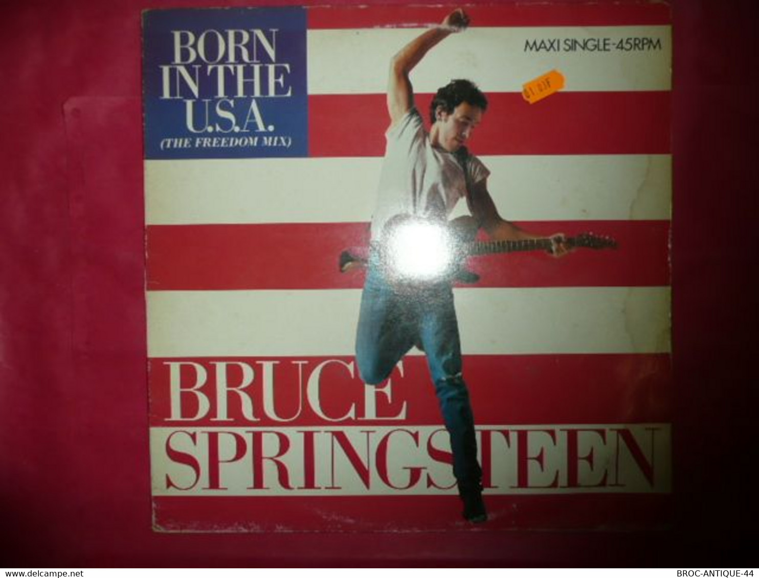 LP33 N°6985 - BRUCE SPRINGSTEEN - A 12.4920 - CB 181 - 45 Rpm - Maxi-Single