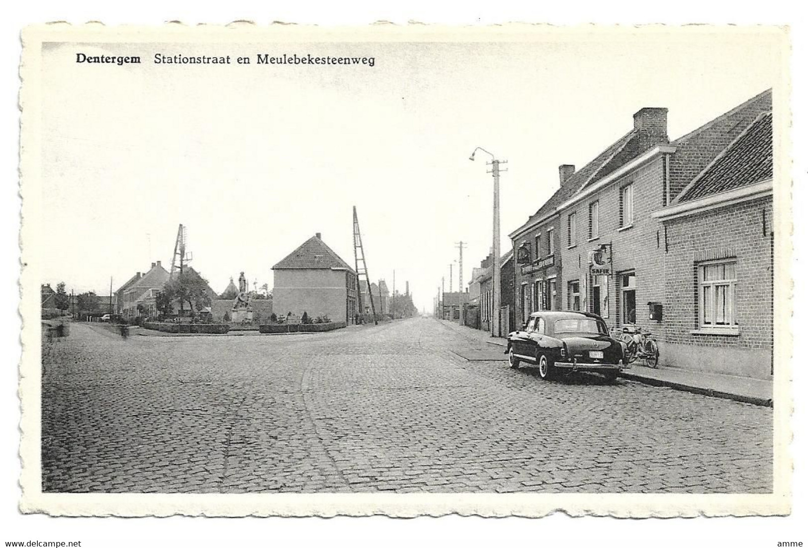 Dentergem   *  Stationstraat En Meulebekesteenweg - Dentergem