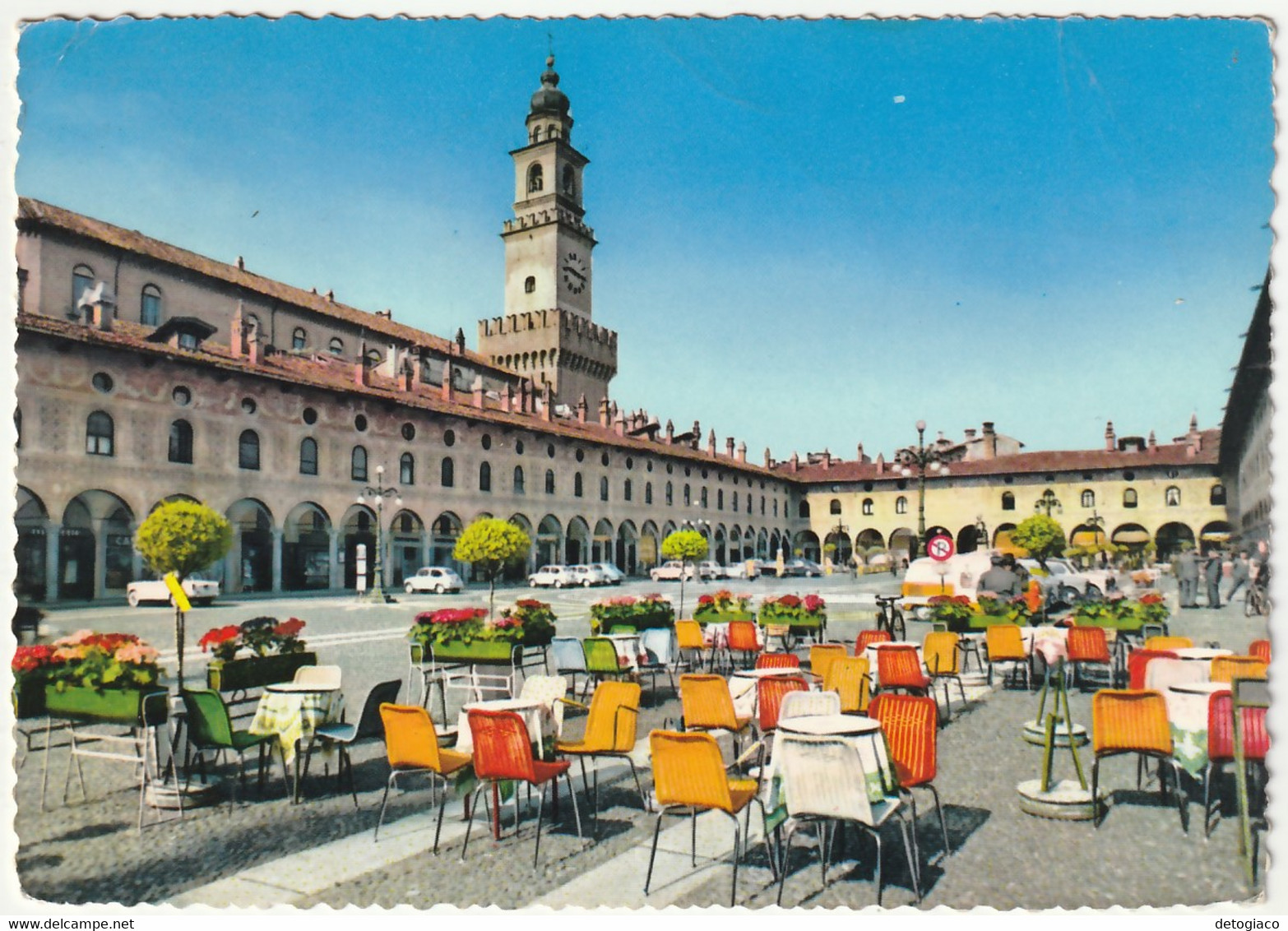 VIGEVANO - PAVIA - PIAZZA DUCALE - VIAGG. 1960 -53158- - Vigevano