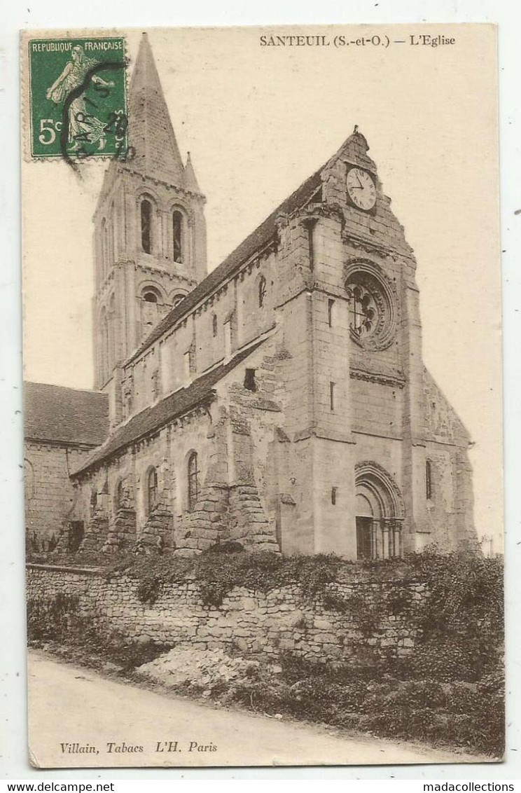 Santeuil  (78 - Yvelines) L'Eglise - Santeuil