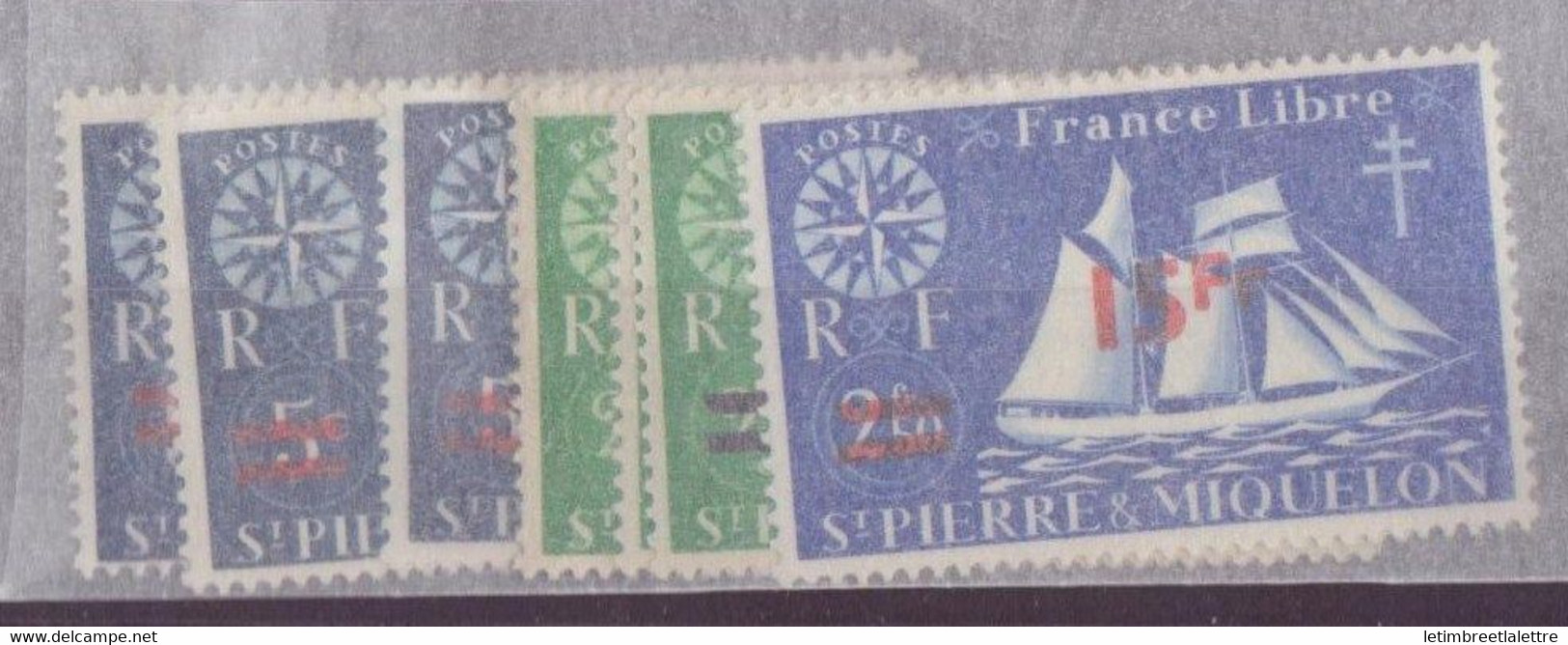 ⭐ Saint-Pierre Et Miquelon  Y.T N° 315 à 322**   - Neuf Sans Charnière -  ⭐ - Unused Stamps